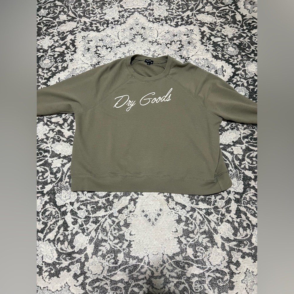 Originality green Dry Good crew neck.